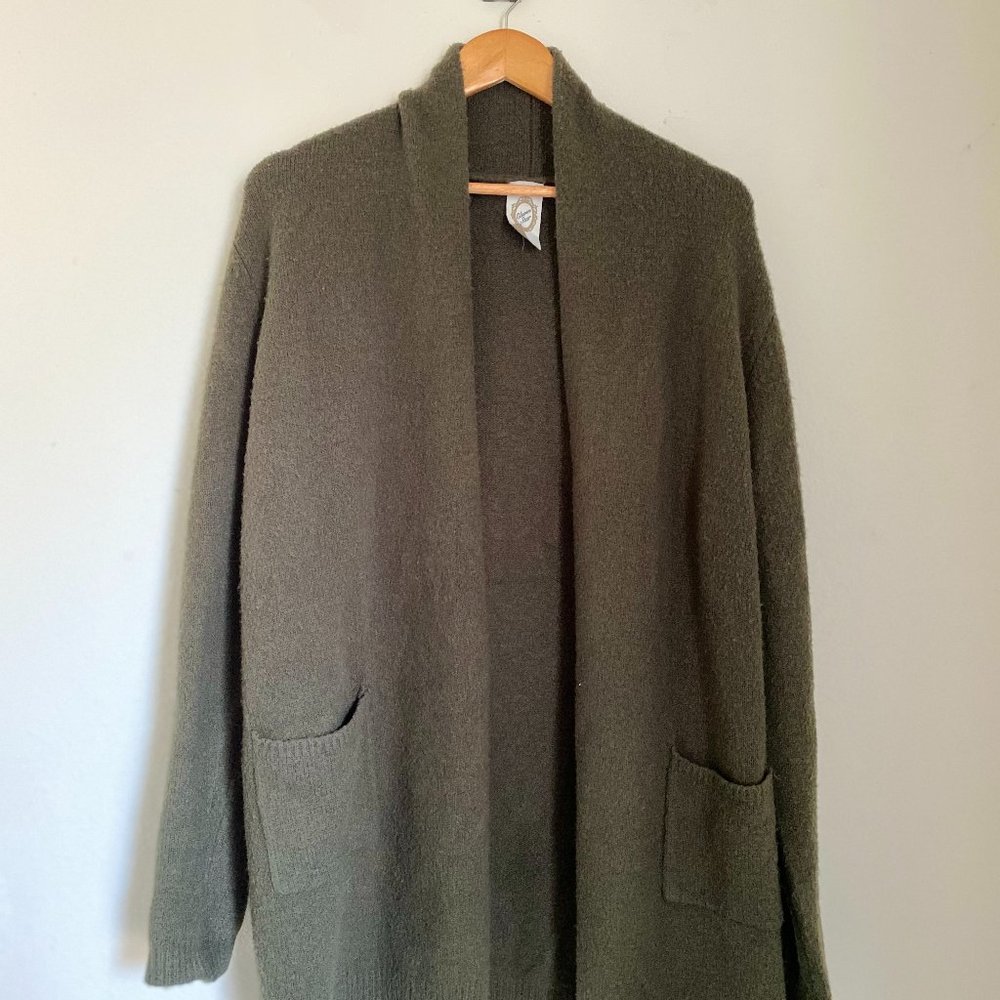 Eleven Star Green Cardigan